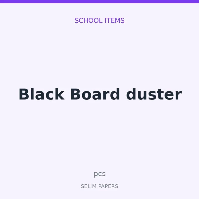 Black Board duster wooden - Image 1