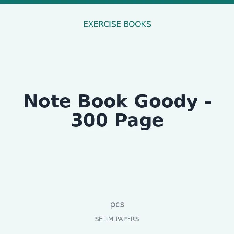 Note Book Goody - 300 Page - Image 1