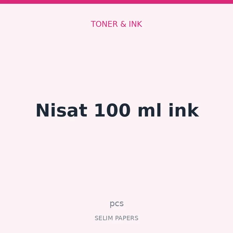 Nisat 100 ml ink - Image 1