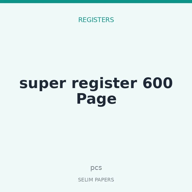 super register 600 Page