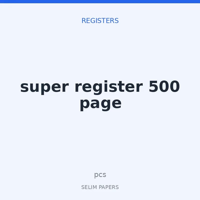 super register 500 page