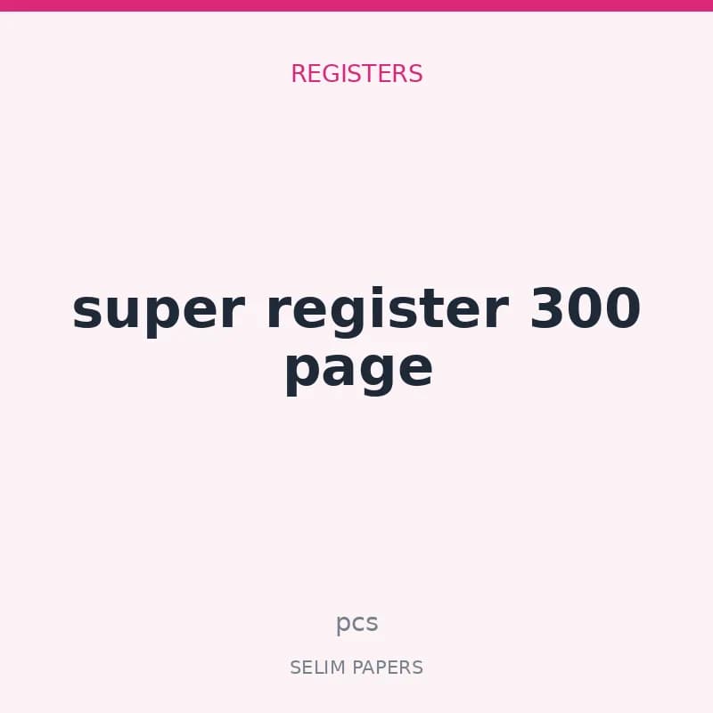 super register 300 page