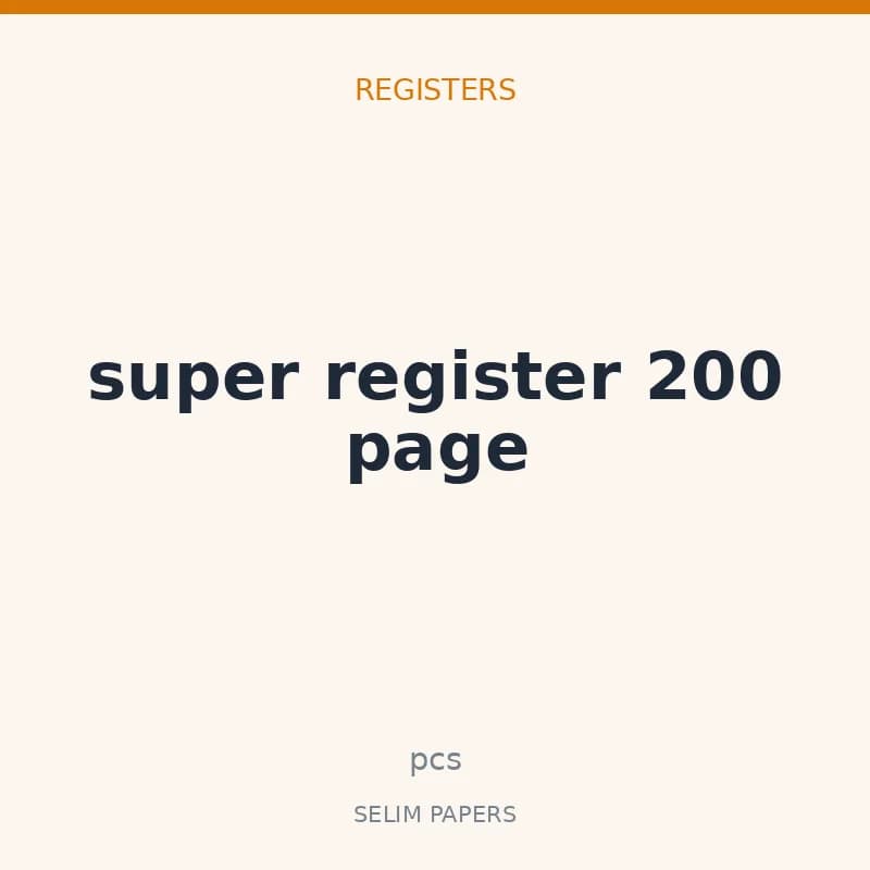 super register 200 page
