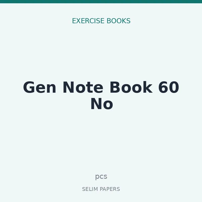 Gel Note Book 6 No - Image 1