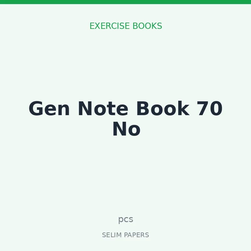 Gel Note Book 7 No - Image 1