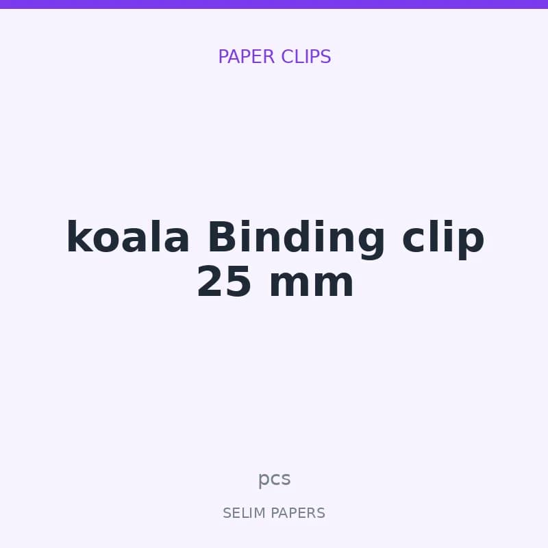 koala Binding clip 25 mm