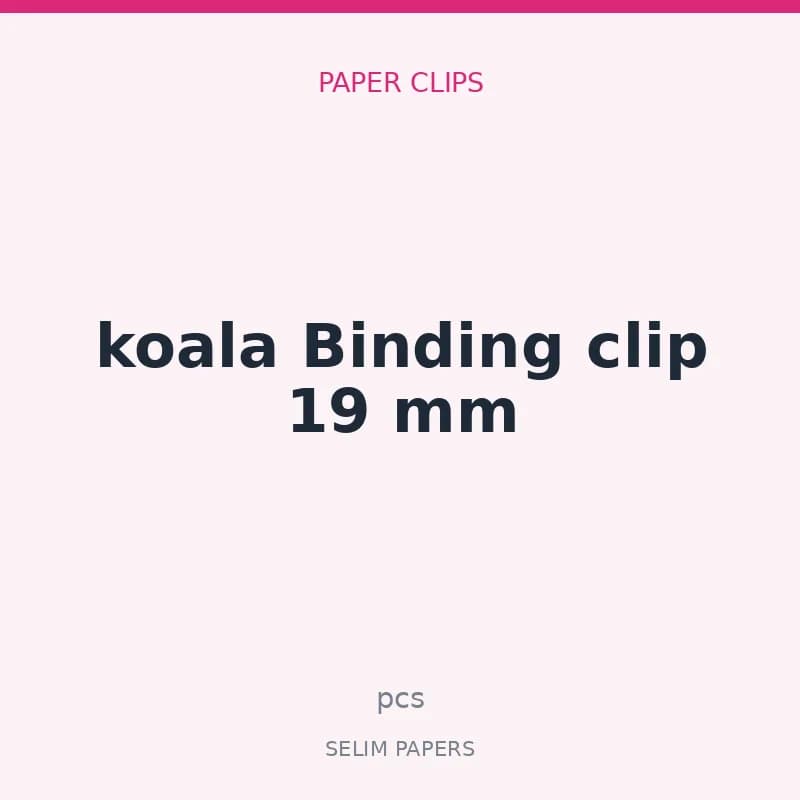 koala Binding clip 19 mm