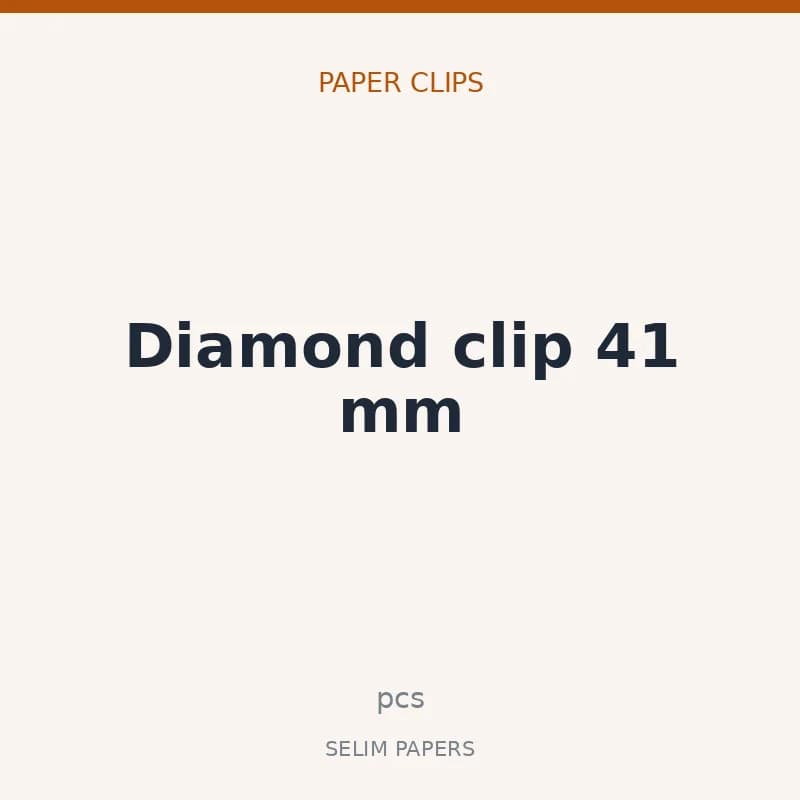 Diamond clip 41 mm