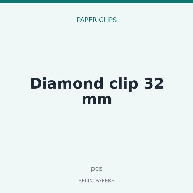 Diamond clip 32 mm