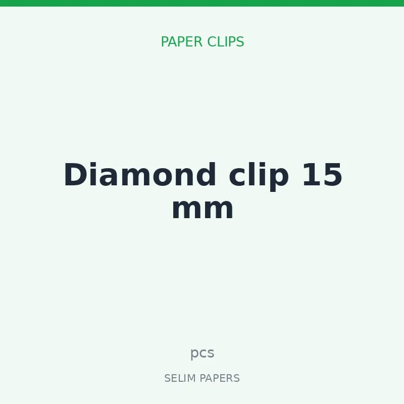 Diamond clip 15 mm
