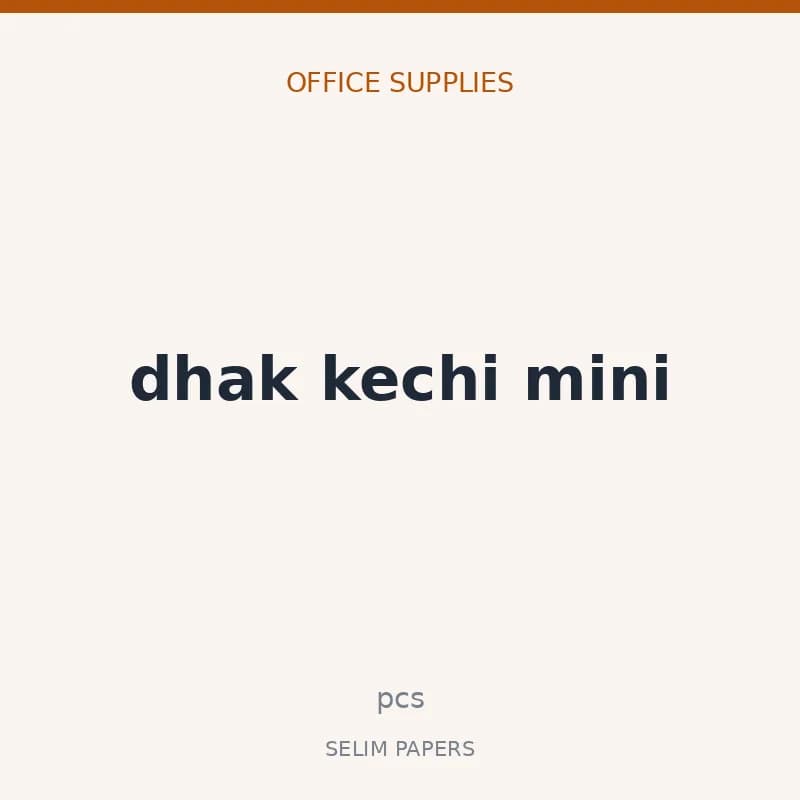 dhak kechi mini - Image 1