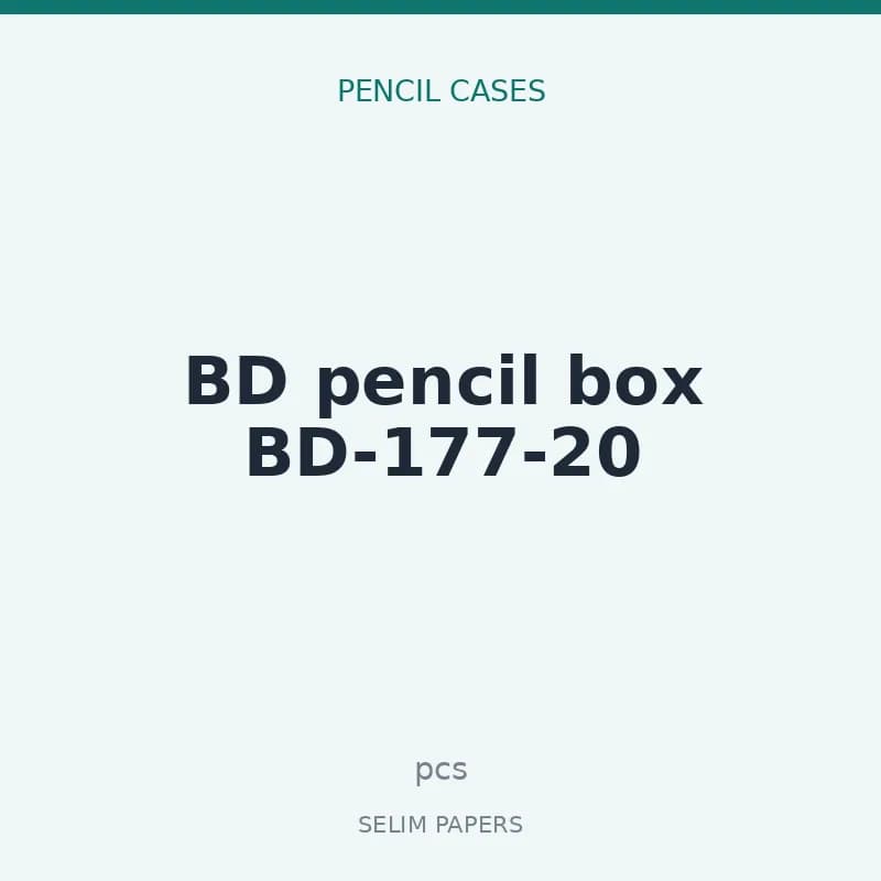 BD pencil box BD-177-20