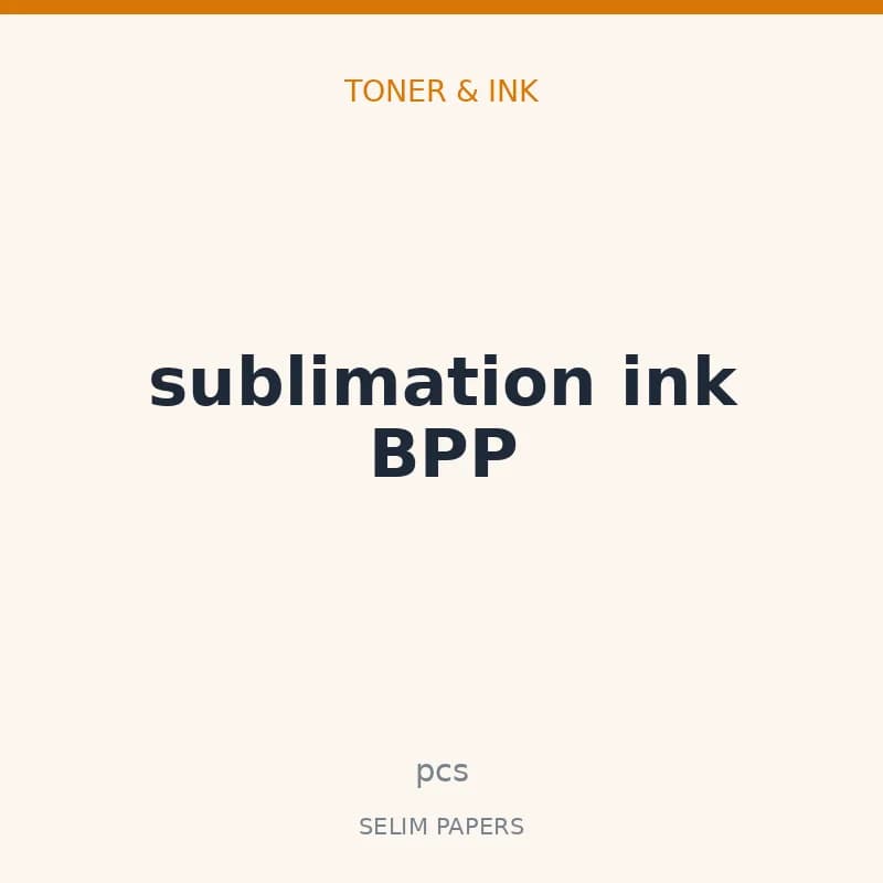 sublimation ink BPP - Image 1
