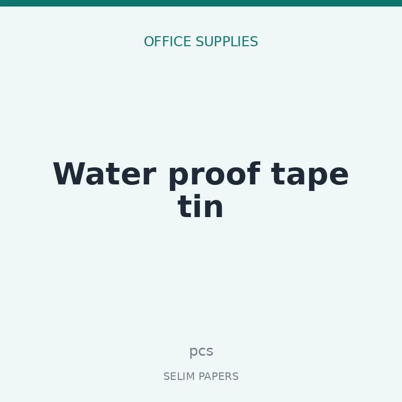 Water proof tape tin - Image 1