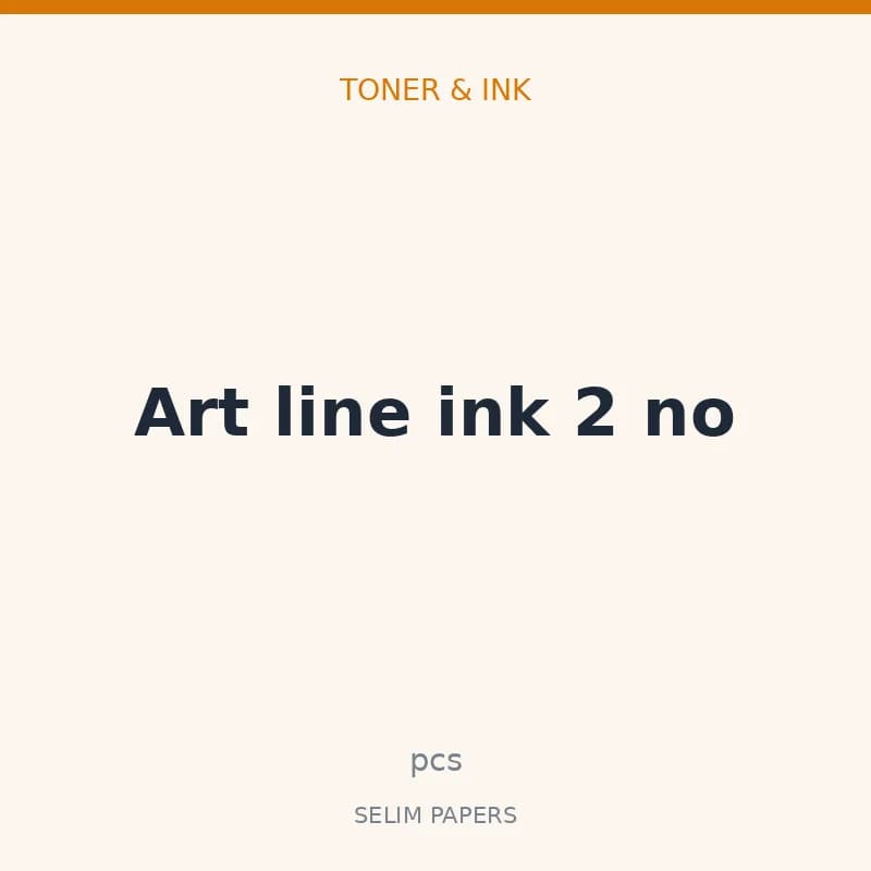 Art line ink 2 no - Image 1