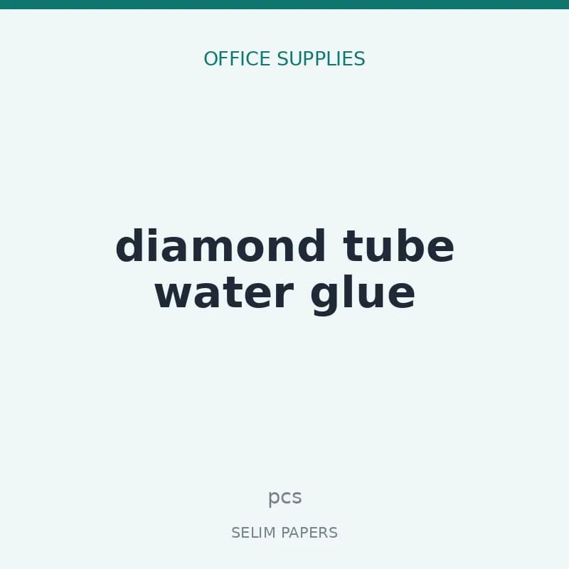 diamond tube water glue - Image 1