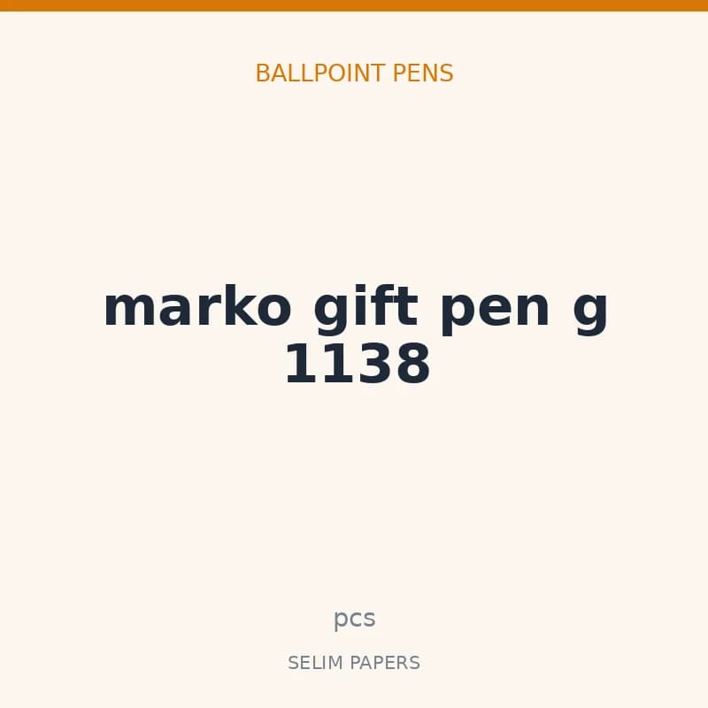 Marko fishergift pen g 1138 - Image 1