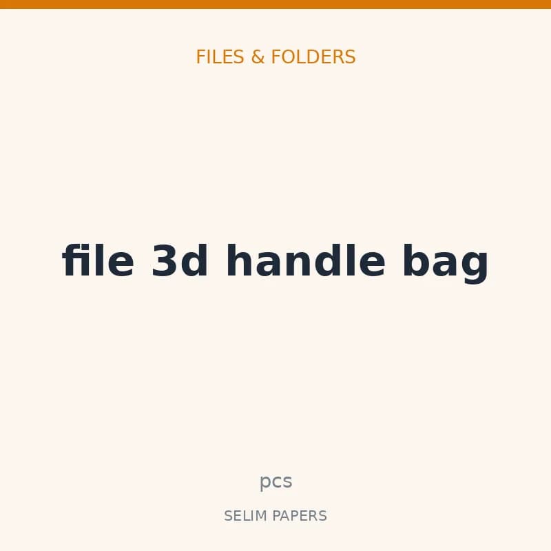file 3d handle bag - Image 1