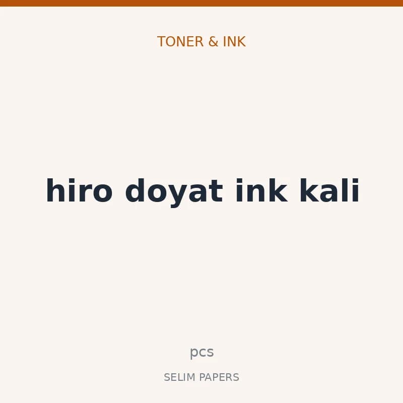 hiro doyat ink kali - Image 1