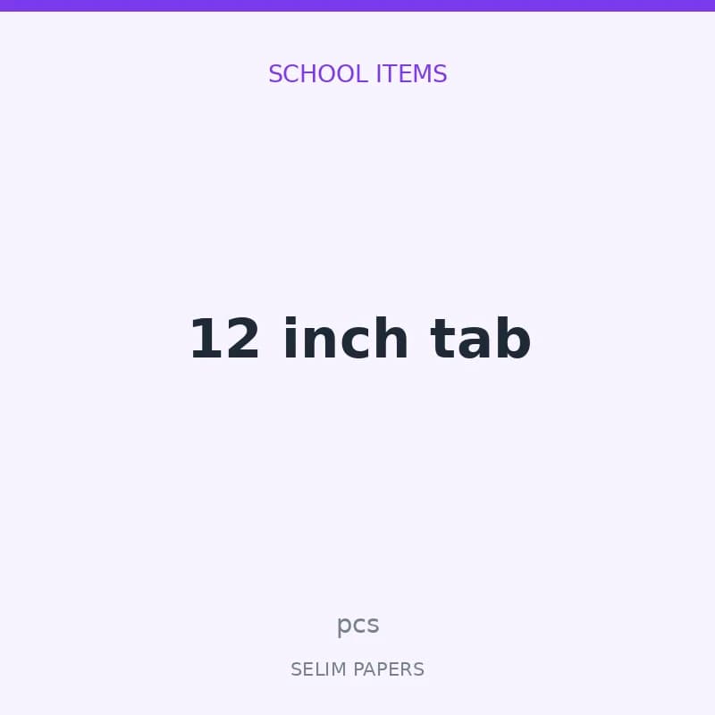 12 inch tab - Image 1