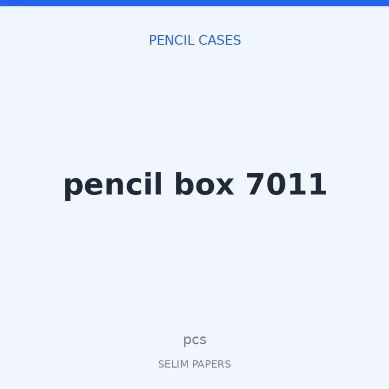 pencil box 7011 - Image 1