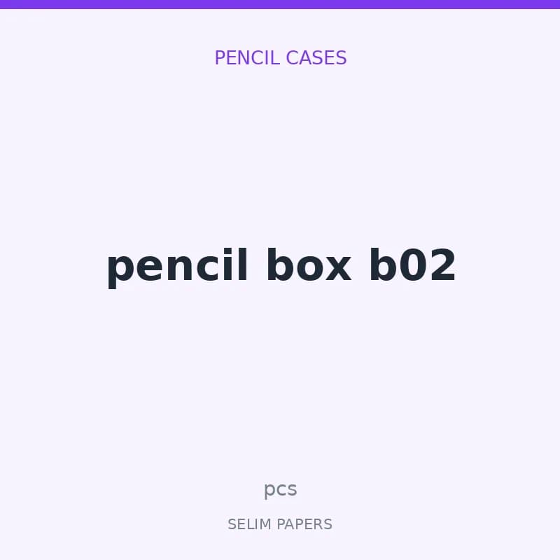 pencil box b02 - Image 1