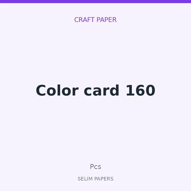 Color card 160