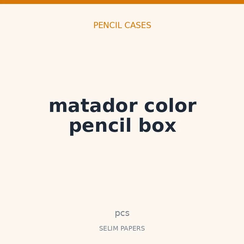 matador color pencil box - Image 1