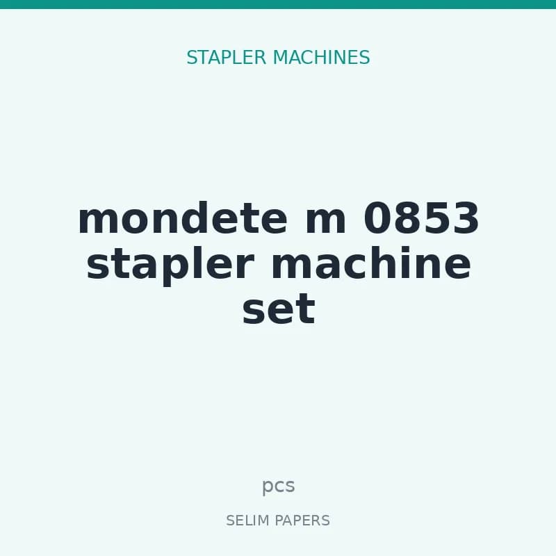 mondete m 0853 stapler machine set - Image 1