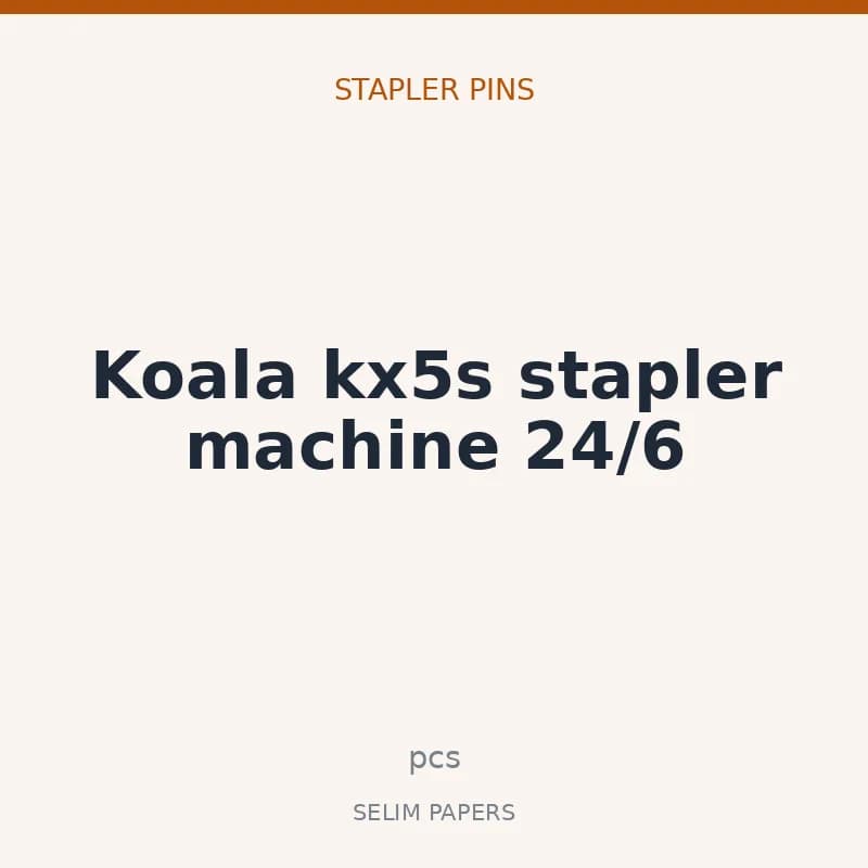 Koala kx5s stapler machine 24/6