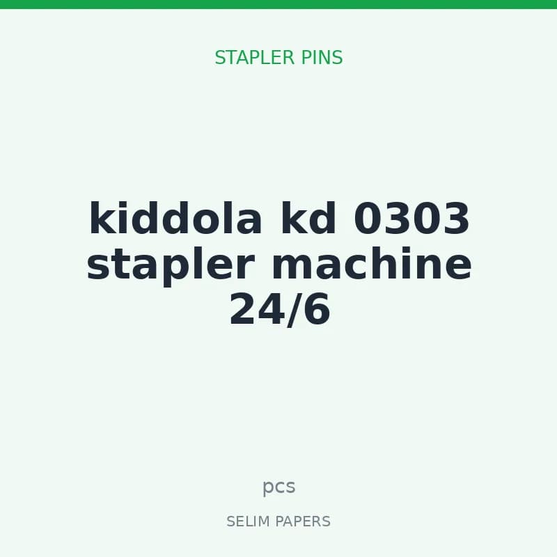 kiddola kd 0303 stapler machine 24/6