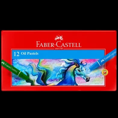 faber castle oil pastel 12 color
