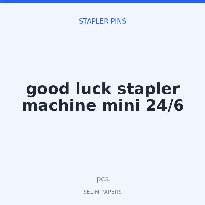 good luck stapler machine mini 24/6