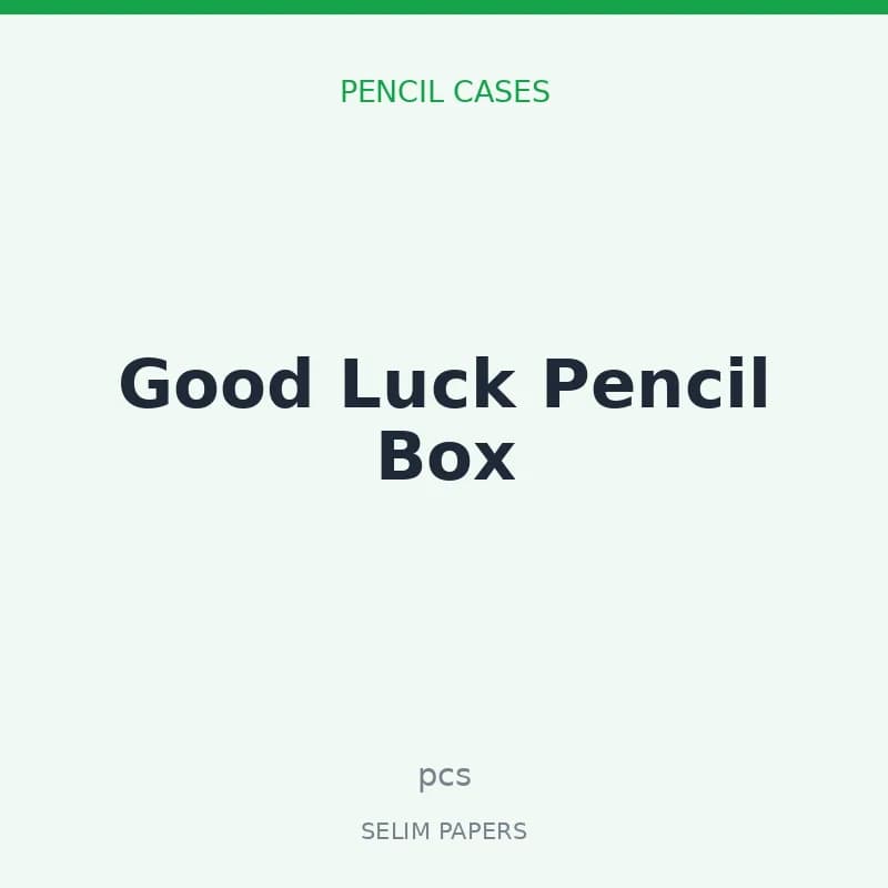Good Luck Pencil Box - Image 1