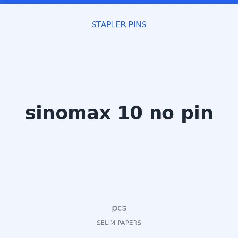 sinomax 10 no pin - Image 1
