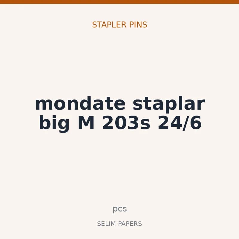 mondate staplar big M 203s 24/6 - Image 1