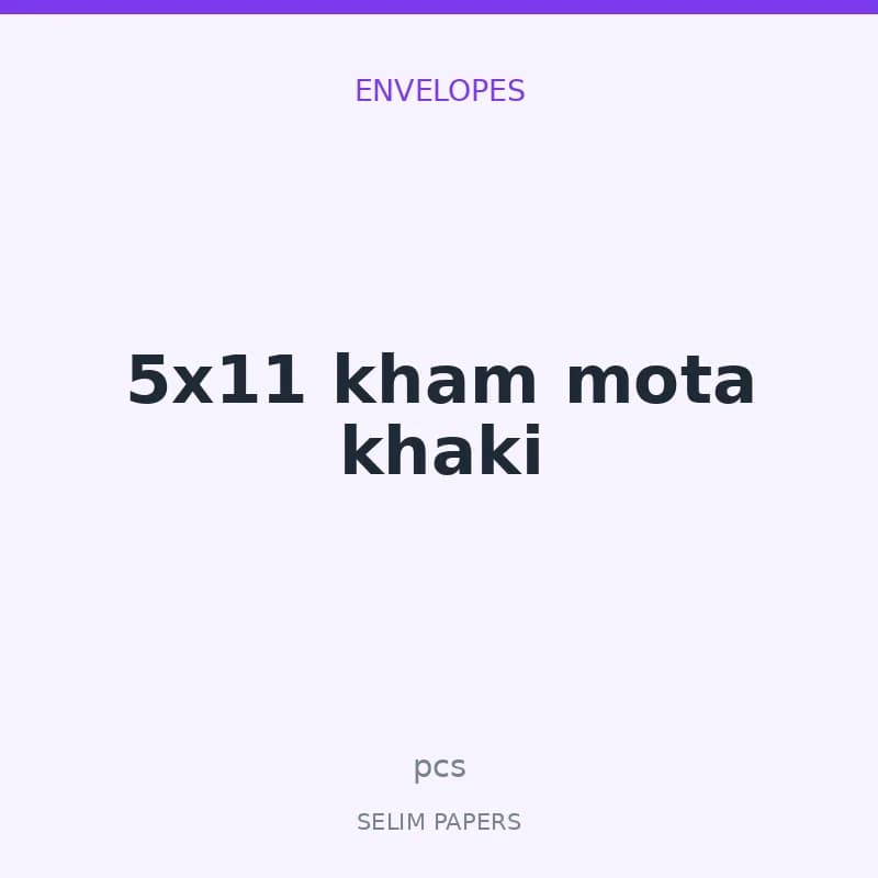 5x11 kham mota khaki