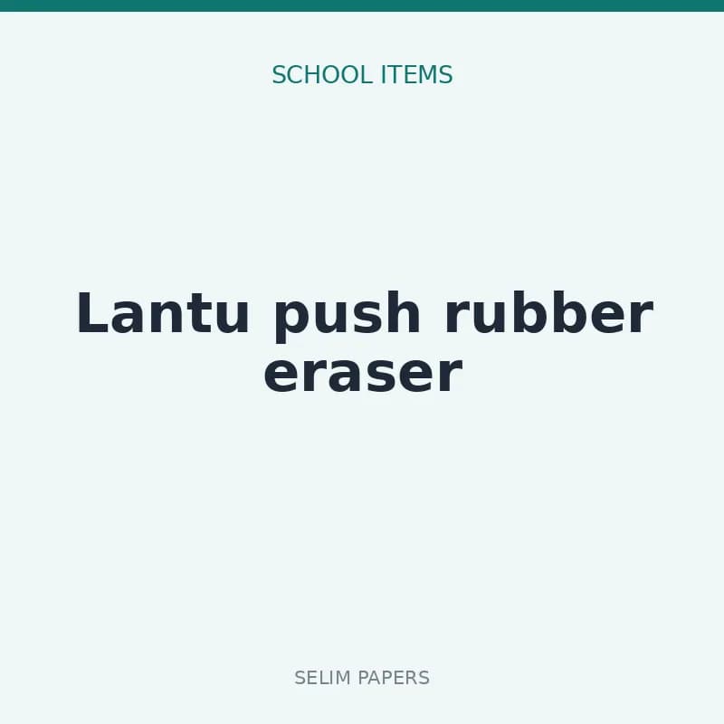 Lantu push rubber eraser - Image 1