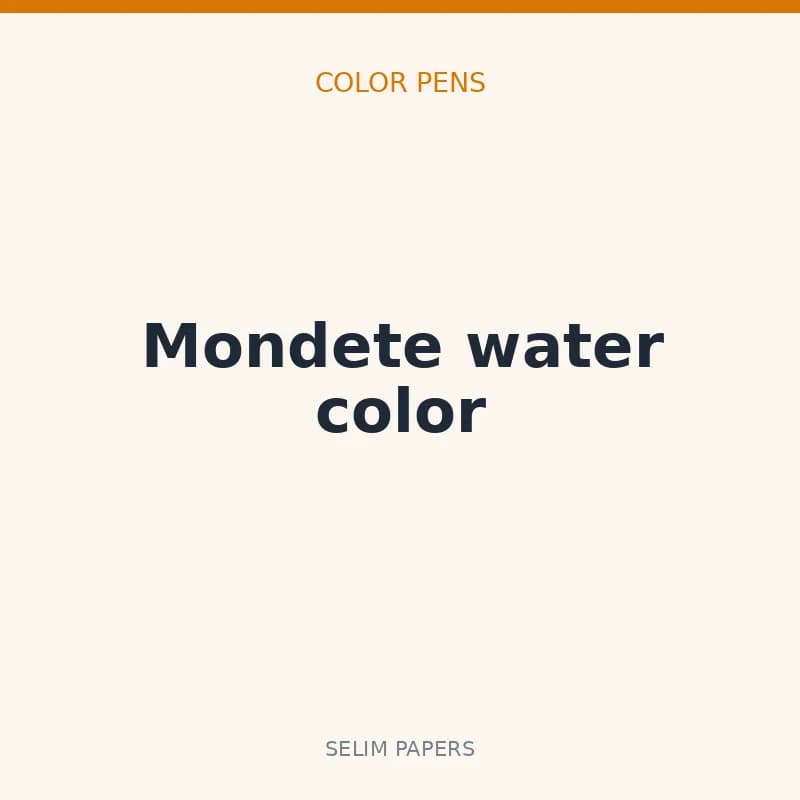 Mondete water color