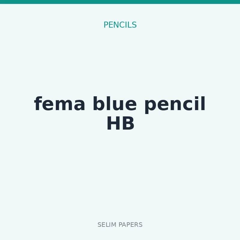 fema blue pencil HB - Image 1