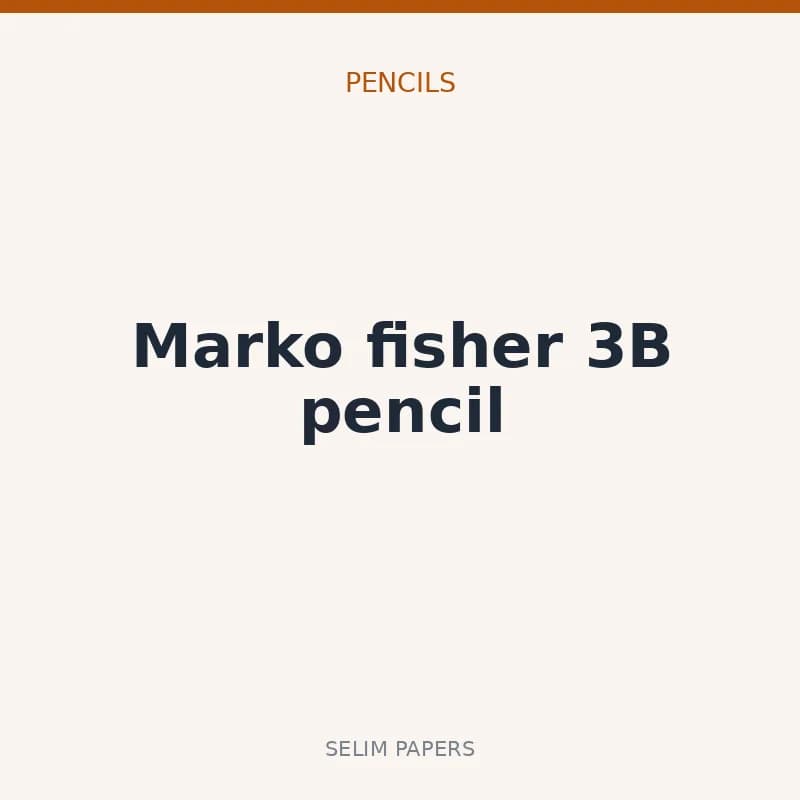 Marko fisher 3B pencil - Image 1