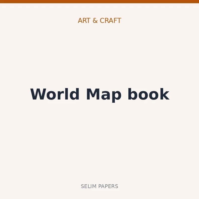 World Map book - Image 1