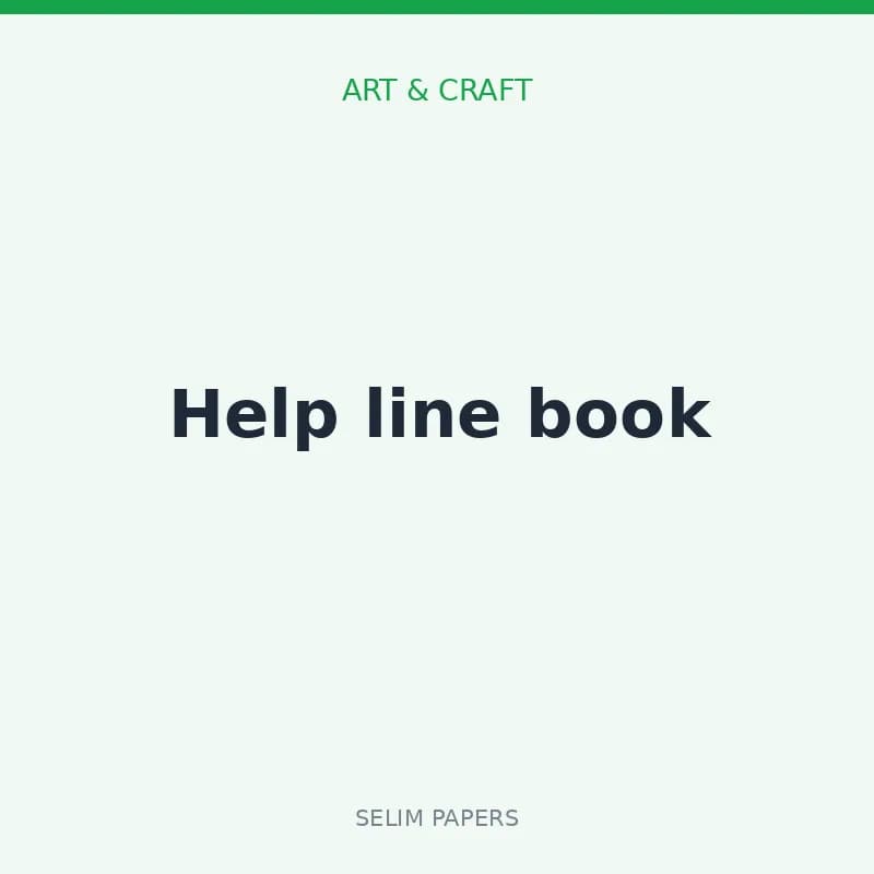 Help line book - Image 1