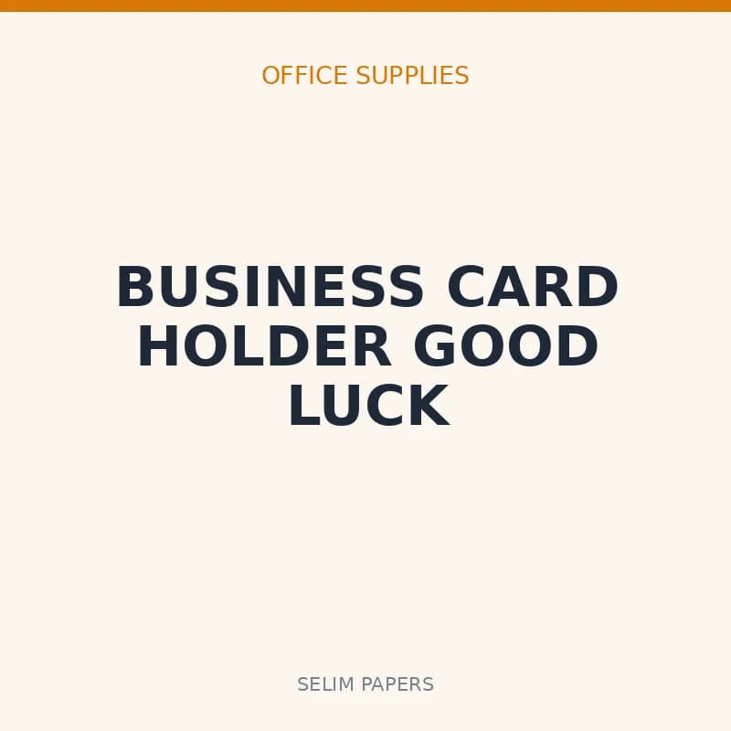 BUSINESS CARD HOLDER GOOD LUCK - Image 1