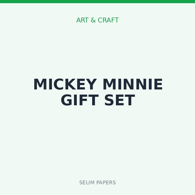 MICKEY MINNIE GIFT SET - Image 1