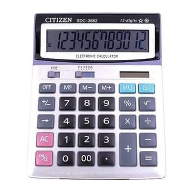Citizen SDC-3822C Desktop Calculator - Image 1