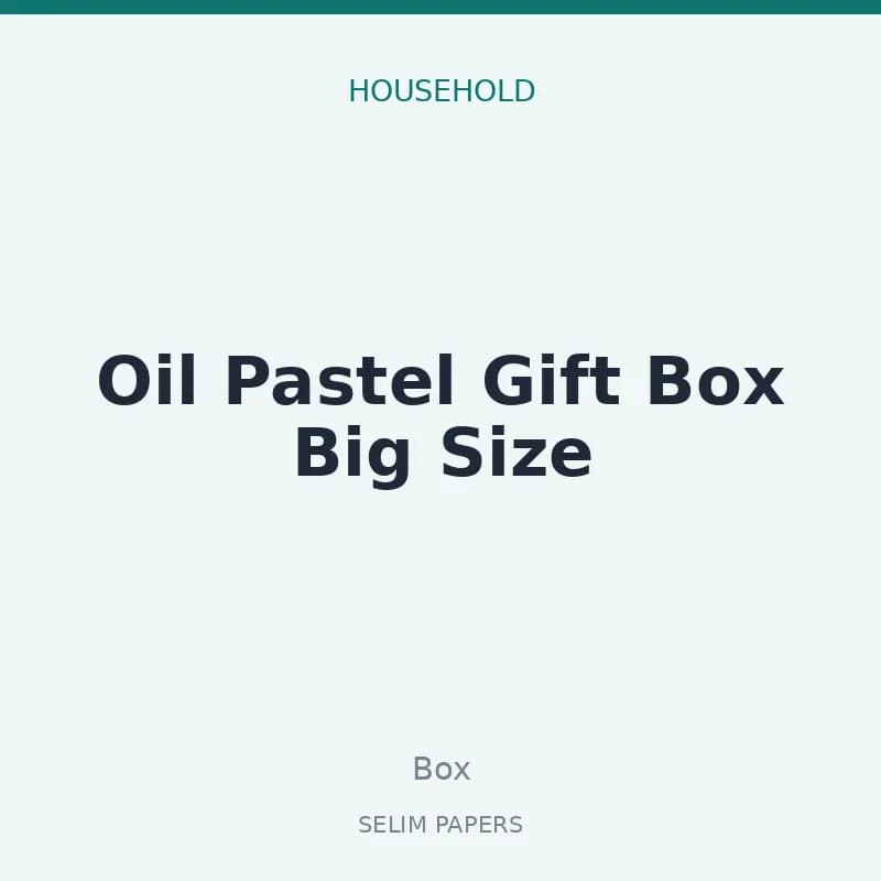 Oil Pastel Gift Box Big Size