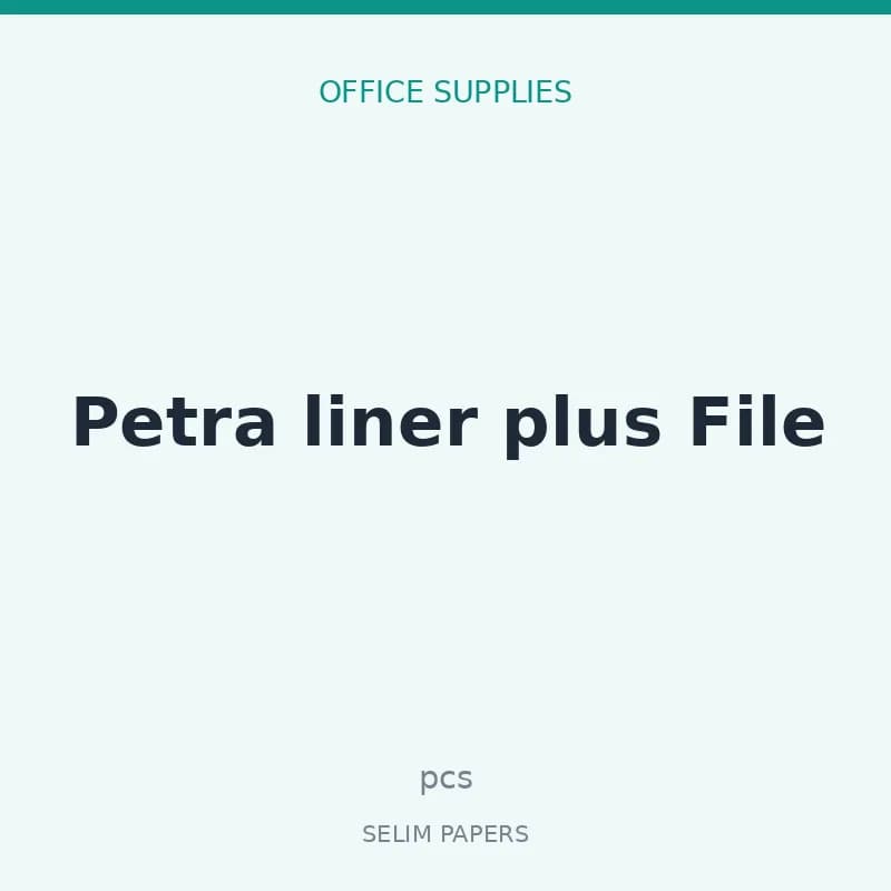Petra liner plus File