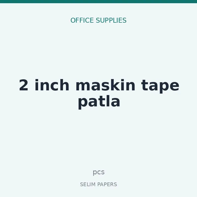 2 inch maskin tape patla