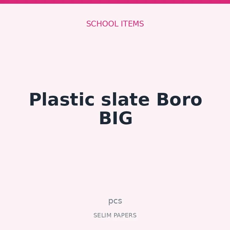 Plastic slate Boro BIG